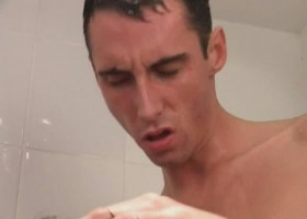 Twink Bareback Shower Fuck